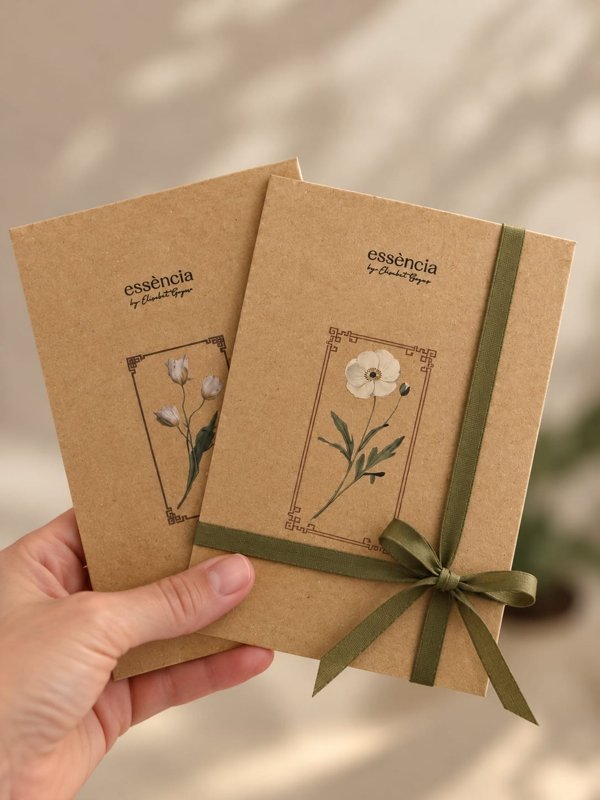 Bonos regalo de Essència con lazo verde